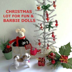 Christmas Lot for Fun and Barbie Dolls!